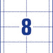Badgekaart Avery L4728-20 60x90mm microperforatie