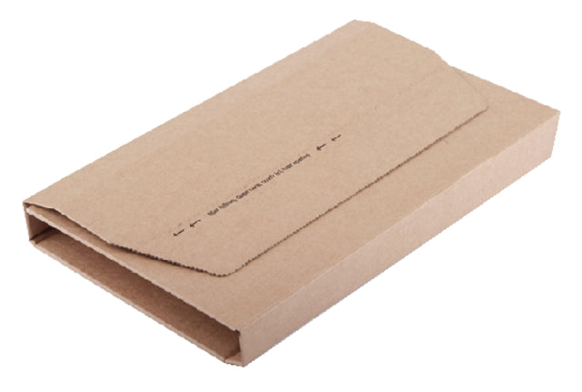 Wikkelverpakking CleverPack A4 +zelfkl strip bruin 25stuks