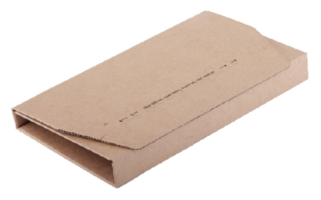 Wikkelverpakking CleverPack A5 +zelfkl strip bruin 10stuks