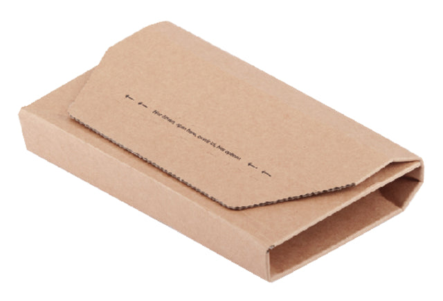 Wikkelverpakking CleverPack cd +zelfkl strip bruin 10stuks