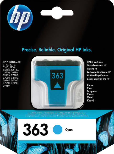 Inktcartridge HP C8771EE 363 blauw
