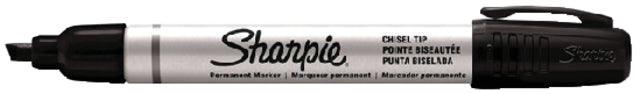 Viltstift Sharpie Pro schuin zwart 2-5mm (per 12 stuks)