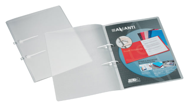 Snelhechter Stripbinder Avanti A4 2 strips wit transparant (per 50 stuks)