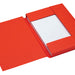 Dossiermap Secolor A4 3 kleppen 225gr rood (per 25 stuks)