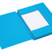 Dossiermap Secolor A4 3 kleppen 225gr blauw (per 25 stuks)
