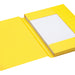 Dossiermap Secolor folio 3 kleppen 225gr geel (per 25 stuks)