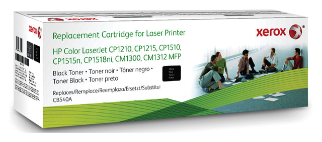 Tonercartridge Xerox alternatief tbv HP CB540A 125A zwart