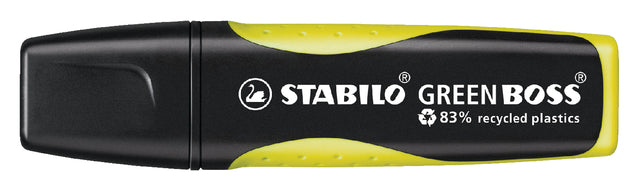 Markeerstift STABILO Green Boss 6070/24 geel (per 10 stuks)