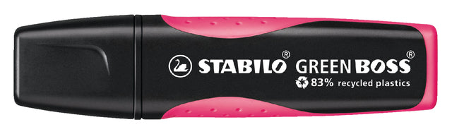 Markeerstift STABILO Green Boss 6070/56 roze (per 10 stuks)