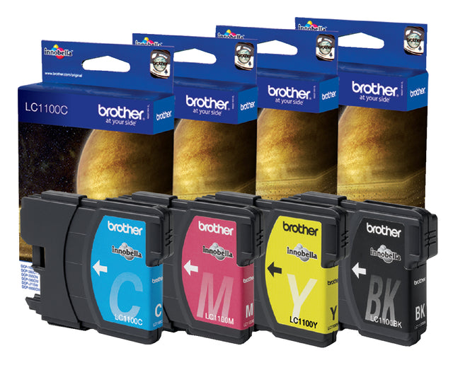 Inktcartridge Brother LC-1100M rood