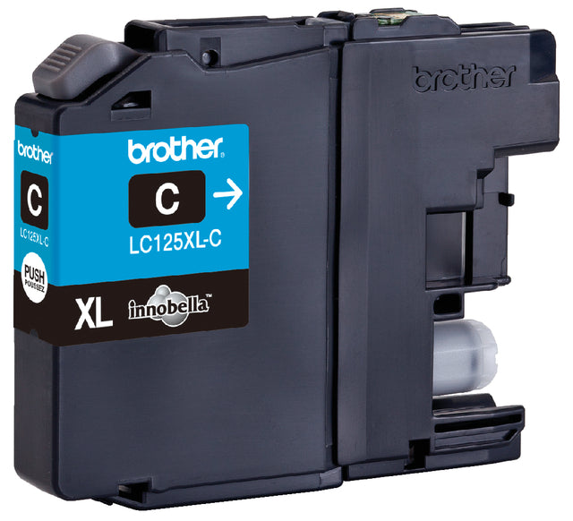 Inktcartridge Brother LC-125XLC blauw HC