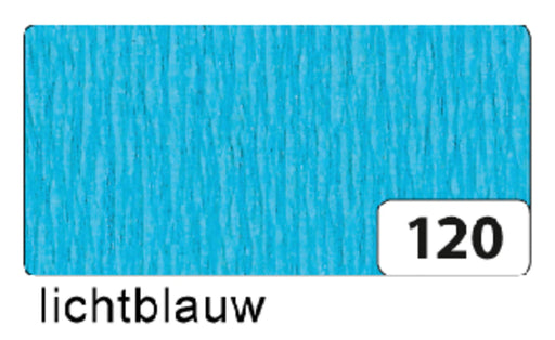 Crepepapier Folia 250x50cm nr120 lichtblauw (per 10 stuks)
