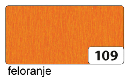 Crepepapier Folia 250x50cm nr109 feloranje (per 10 stuks)