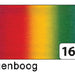 Crepepapier Folia rol 250x50cm nr1650 regenboog