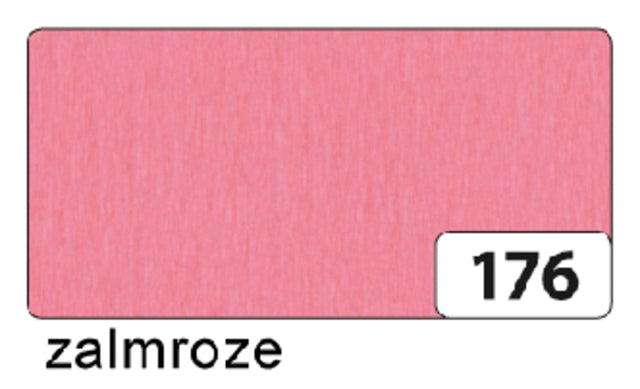 Crepepapier Folia 250x50cm nr176 zalmroze (per 10 stuks)