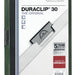 Klemmap Durable Duraclip A4 3mm 30 vellen donkergroen