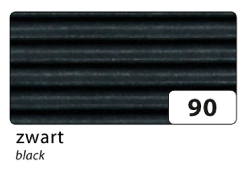 Golfkarton Folia E-golf 50x70cm 250gr nr90 zwart (per 10 stuks)