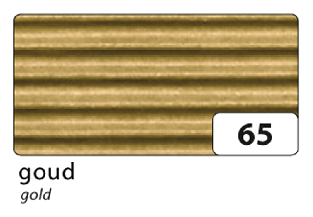 Golfkarton Folia E-golf 50x70cm 250gr nr65 goud (per 10 stuks)