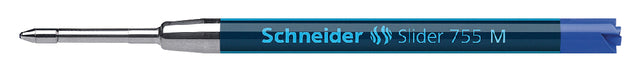 Balpenvulling Schneider Slider Jumbo 755 blauw medium (per 10 stuks)