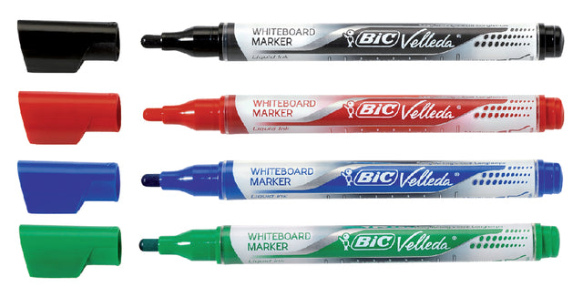 Viltstift Bic Liquid whiteboard rond groen medium (per 12 stuks)