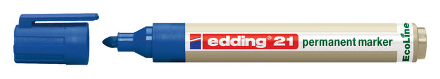 Viltstift edding 21 Eco rond blauw 1.5-3mm (per 10 stuks)