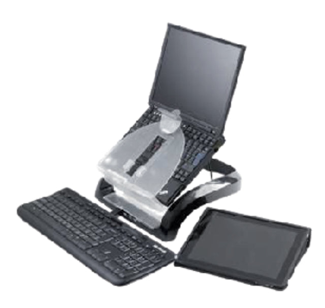 Laptopstandaard Fellowes Smart Suites zwart/transparant