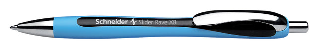 Balpen Schneider Slider Rave blauw/zwart