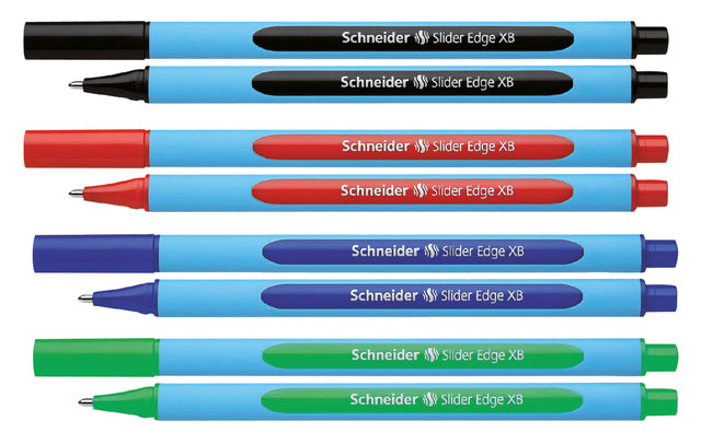 Balpen Schneider Slider Edge zwart extra breed
