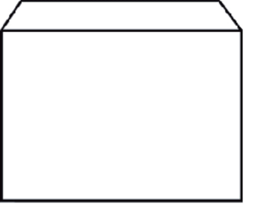 Envelop Quantore bank C6 114x162mm wit 50stuks