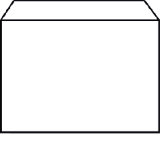 Envelop Quantore bank C6 114x162mm zelfklevend wit 50stuks