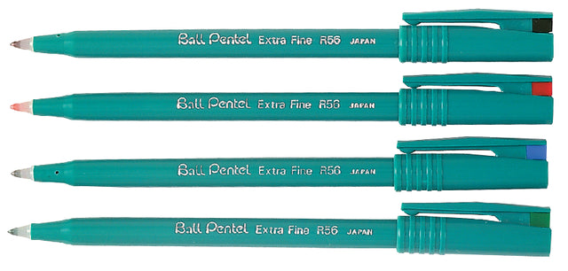 Rollerpen Pentel R56 blauw 0.3mm (per 12 stuks)