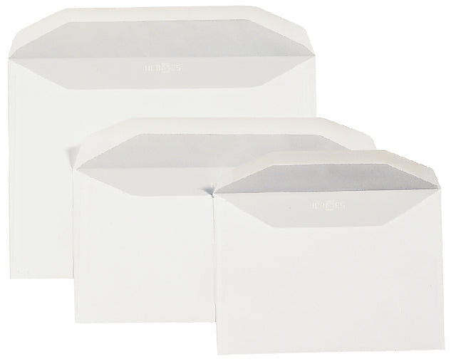 Envelop Quantore bank EA5/6 110x220mm zelfklevend wit 25stuk