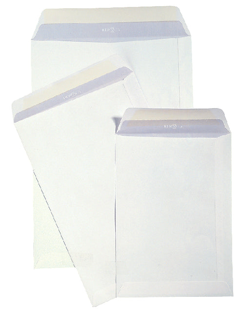 Envelop Hermes akte C5 162x229mm zelfklevend wit 10stuks
