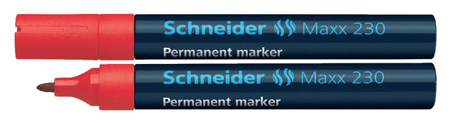 Viltstift Schneider 230 rond rood 1-3mm