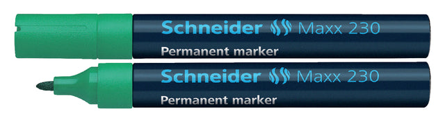 Viltstift Schneider 230 rond groen 1-3mm