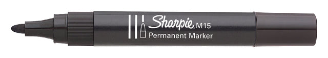 Viltstift Sharpie M15 rond zwart 1.8mm (per 12 stuks)