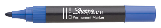 Viltstift Sharpie M15 rond blauw 1.8mm (per 12 stuks)