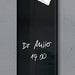 Glasbord Sigel magnetisch 120x780x15mm zwart