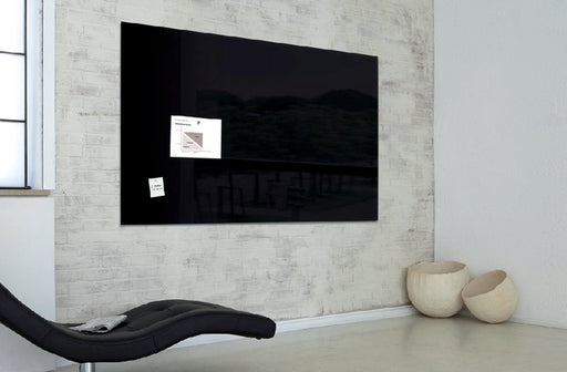 Glasbord Sigel magnetisch 1200x900x18mm zwart