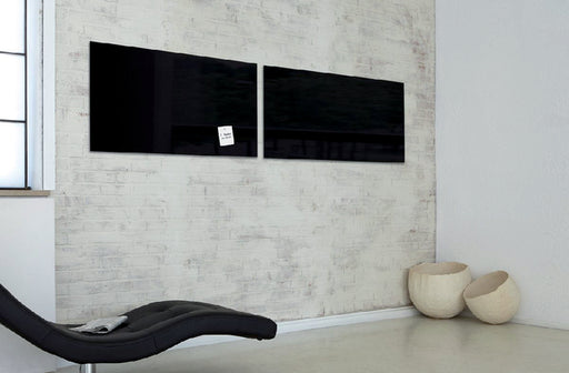 Glasbord Sigel magnetisch 910x460x15mm zwart