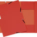 Elastomap Exacompta Forever A4 3 kleppen 380gr rood (per 25 stuks)