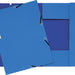 Elastomap Exacompta Forever A4 3 kleppem 380gr lichtblauw (per 25 stuks)