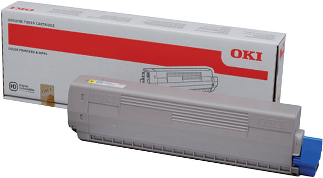 Toner Oki 44844613 geel