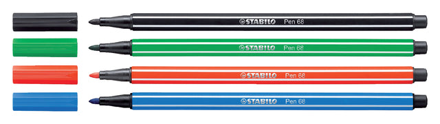 Viltstift STABILO Pen 68/16 licht smaragdgroen