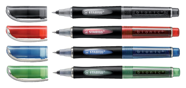 Rollerpen STABILO Bionic zwart