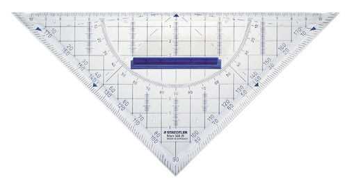 Geodriehoek Staedtler 568 220mm transparant