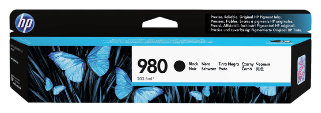 Inktcartridge HP D8J10A 980A zwart