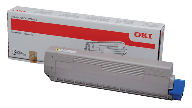 Toner Oki 44844505 geel