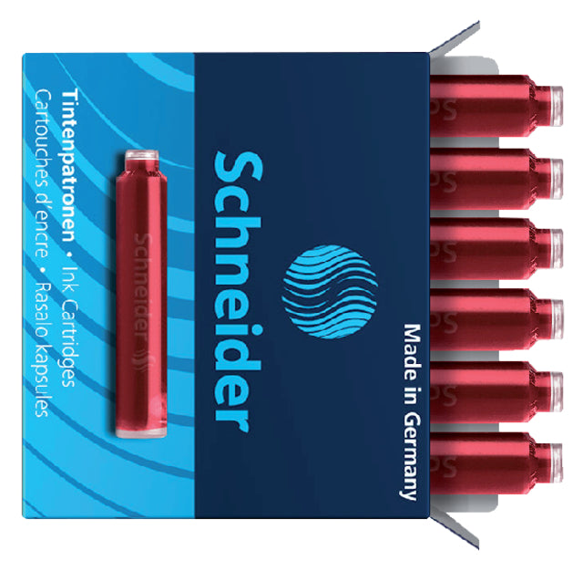 Inktpatroon Schneider din rood