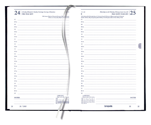 Kantooragenda 2023 Quantore kort 1dag/1pagina zwart
